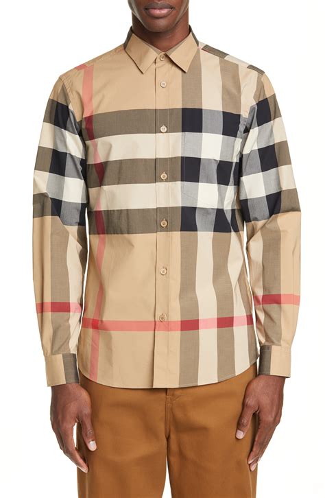 burberry men's button down used|burberry button up men's cheap.